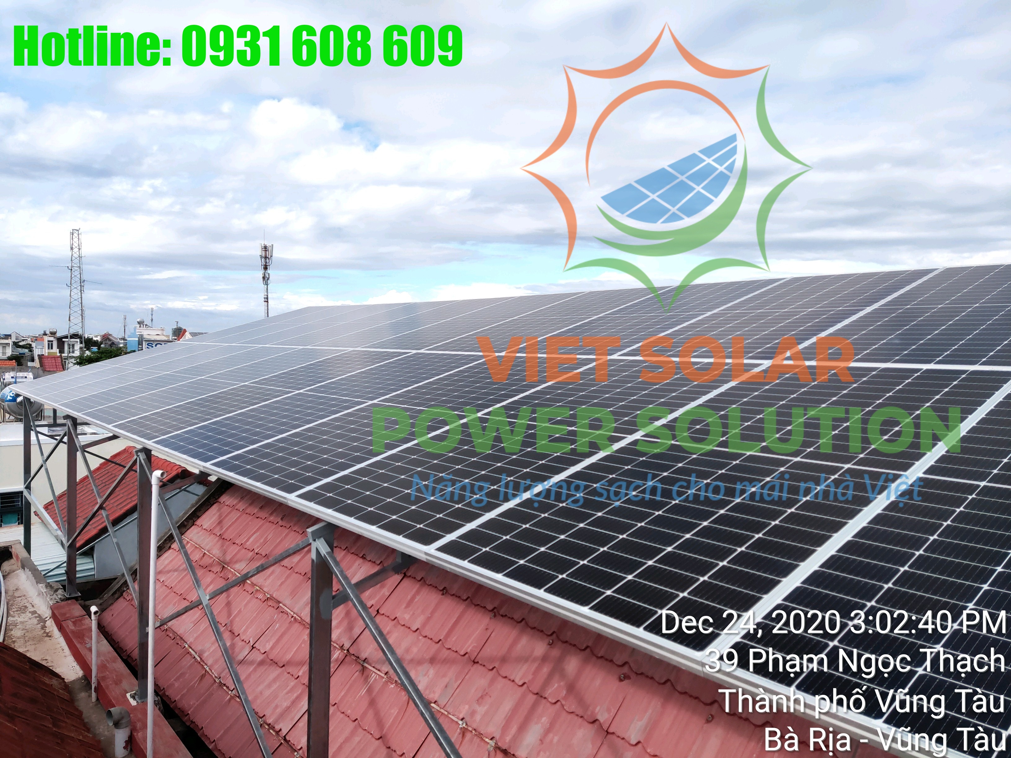 Nhà Chú CAO XUÂN TRANG (Cán bộ hưu trí) TP Vũng Tàu – 9.79 kWp